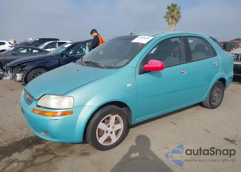 2005 Chevrolet Aveo Ls z USA, uszkodzony, nr VIN KL1TD52675B383101